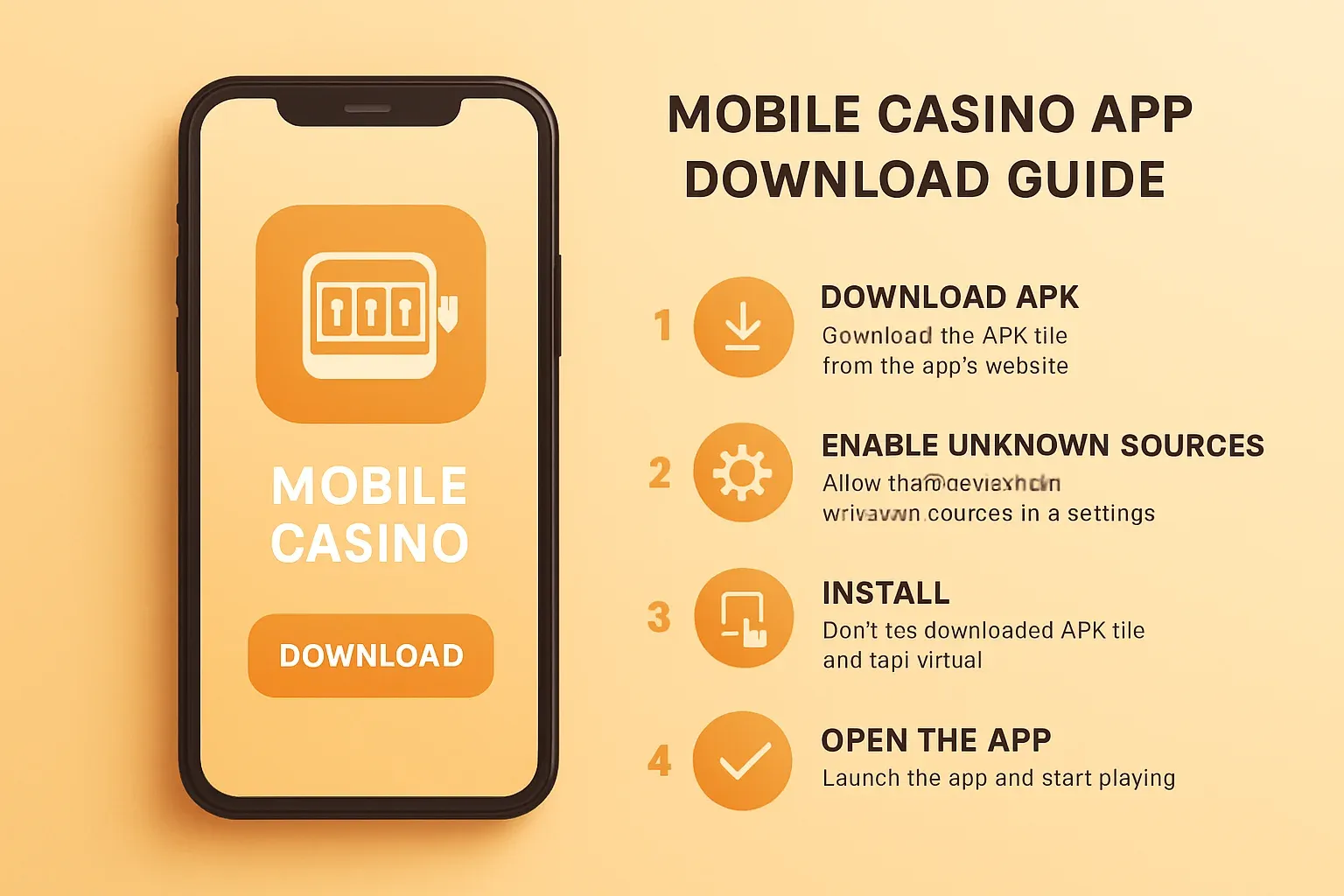 Step-by-step mobile casino app download guide on Android with APK installation